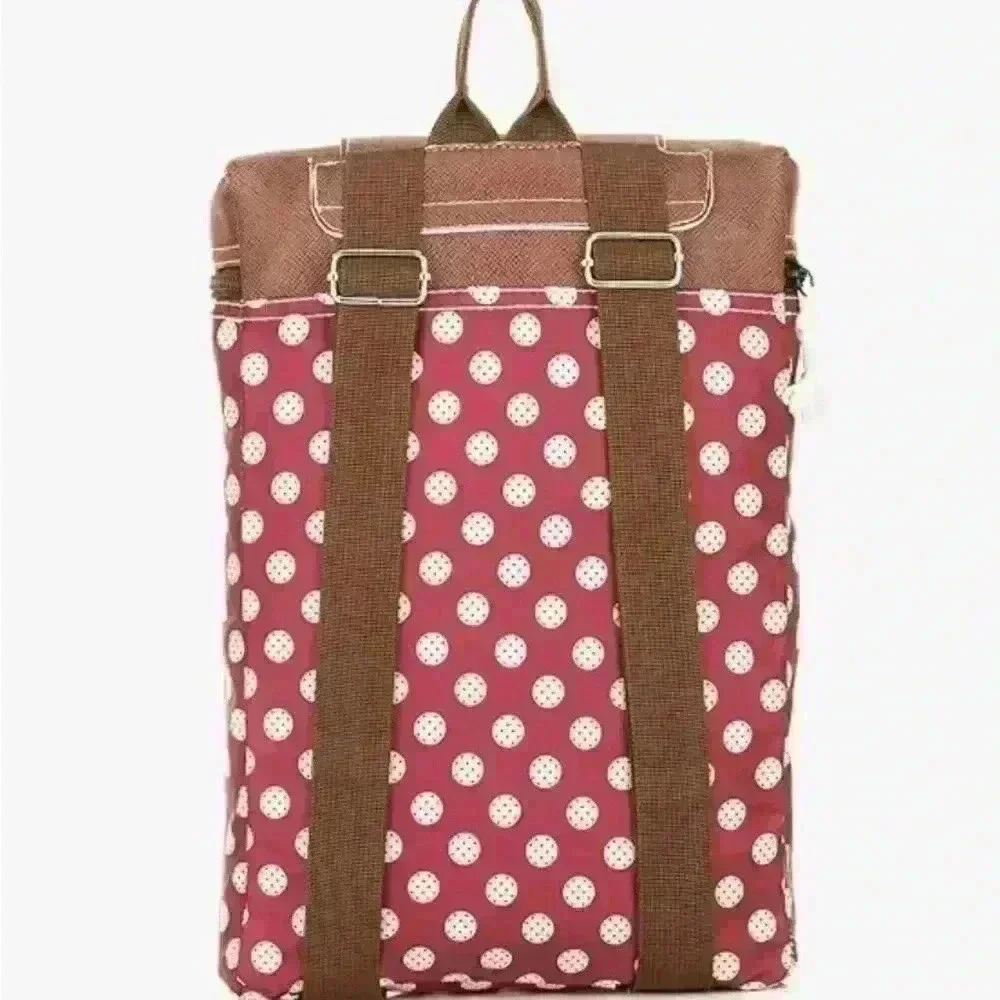 🆕 Girls Monster Backpack 🎒 polka dots